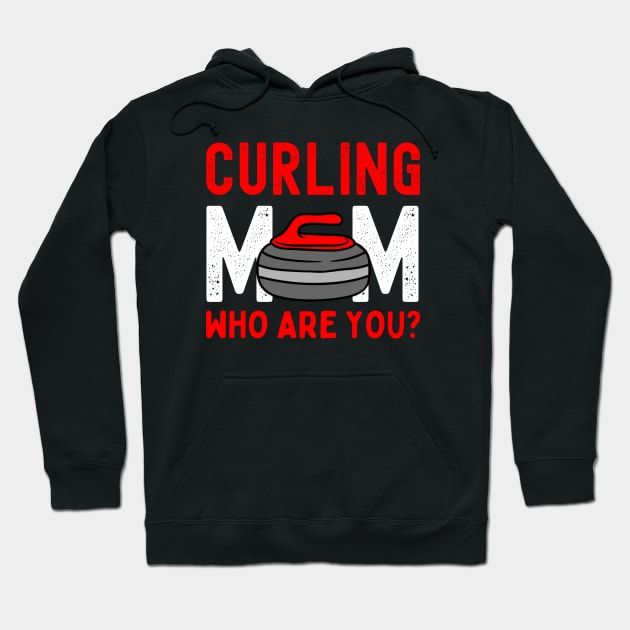 Curling Mother Hoodie by footballomatic